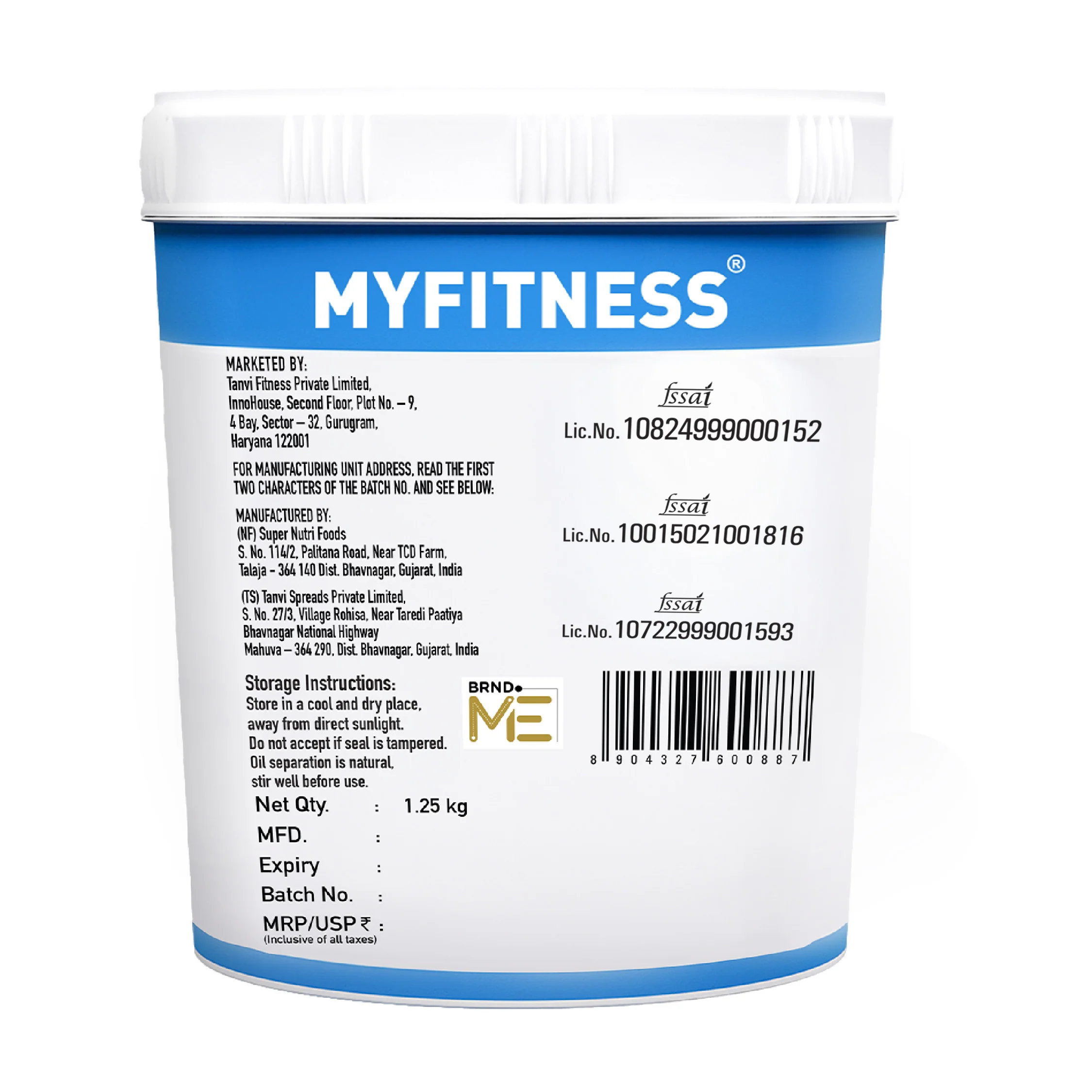 MyFitness Peanut Butter - Chocolate | 26% Protein | Crunchy | Chocolate Peanut Butter Spread - Image 16