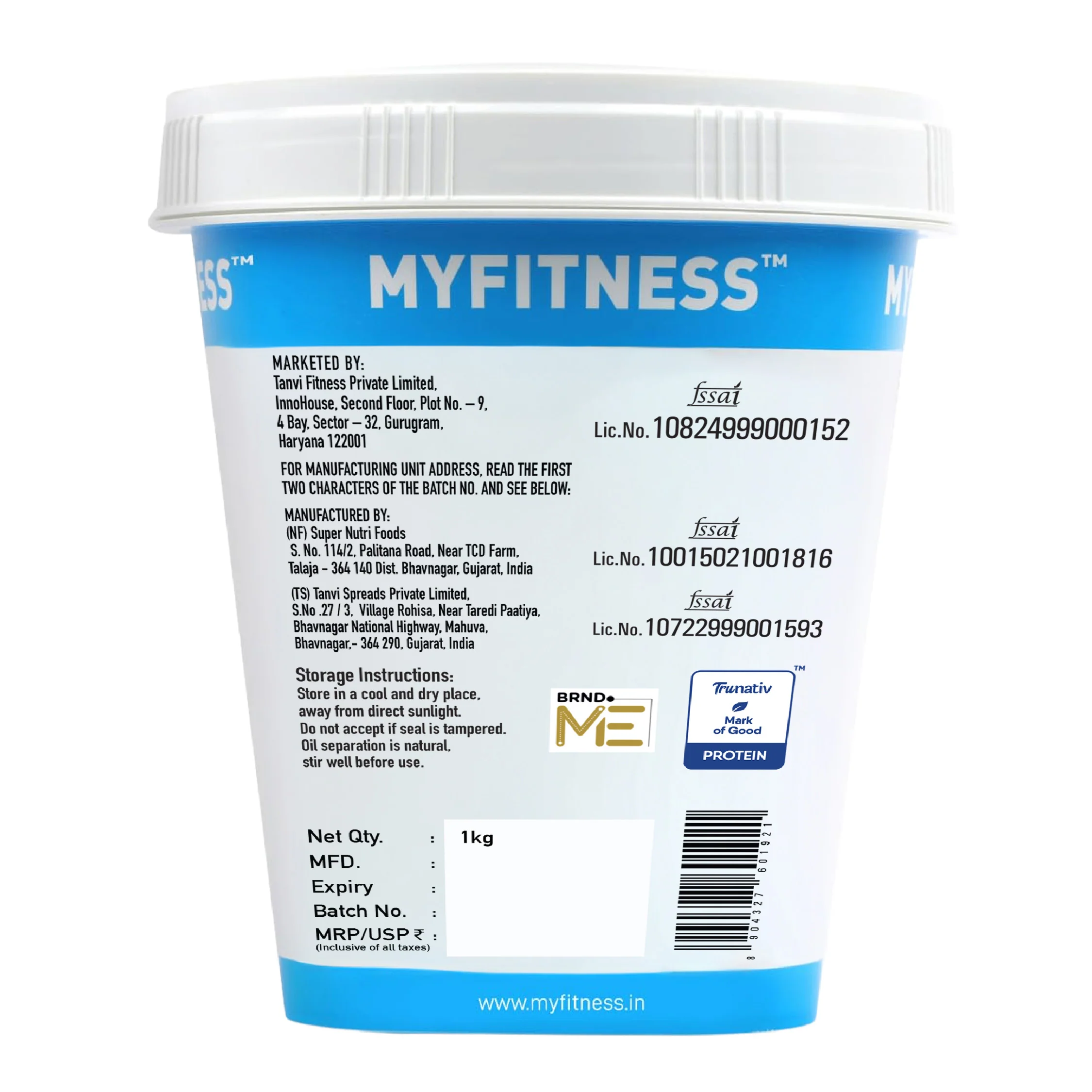 MyFitness Peanut Butter - Dark Chocolate | 30% Protein | Crunchy | Rich Chocolate Peanut Butter Spread - Image 12