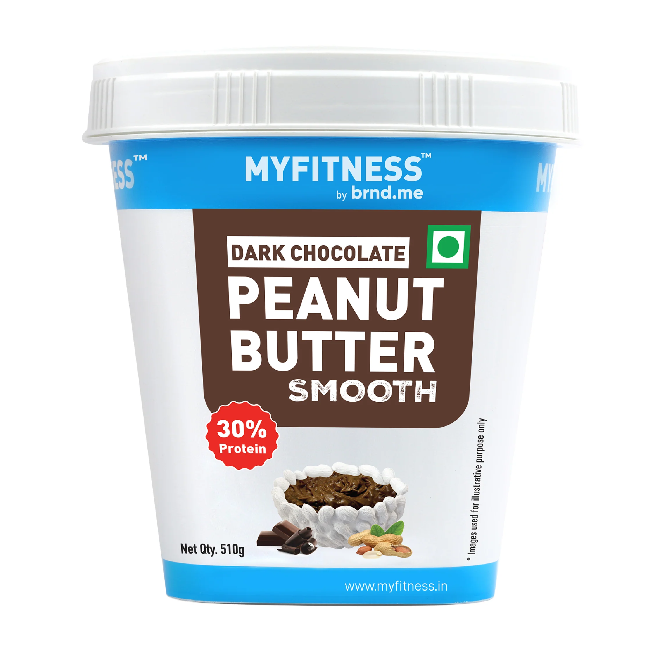 MyFitness Peanut Butter - Dark Chocolate | 30% Protein | Smooth | Rich Chocolate Peanut Butter Spread - Image 8