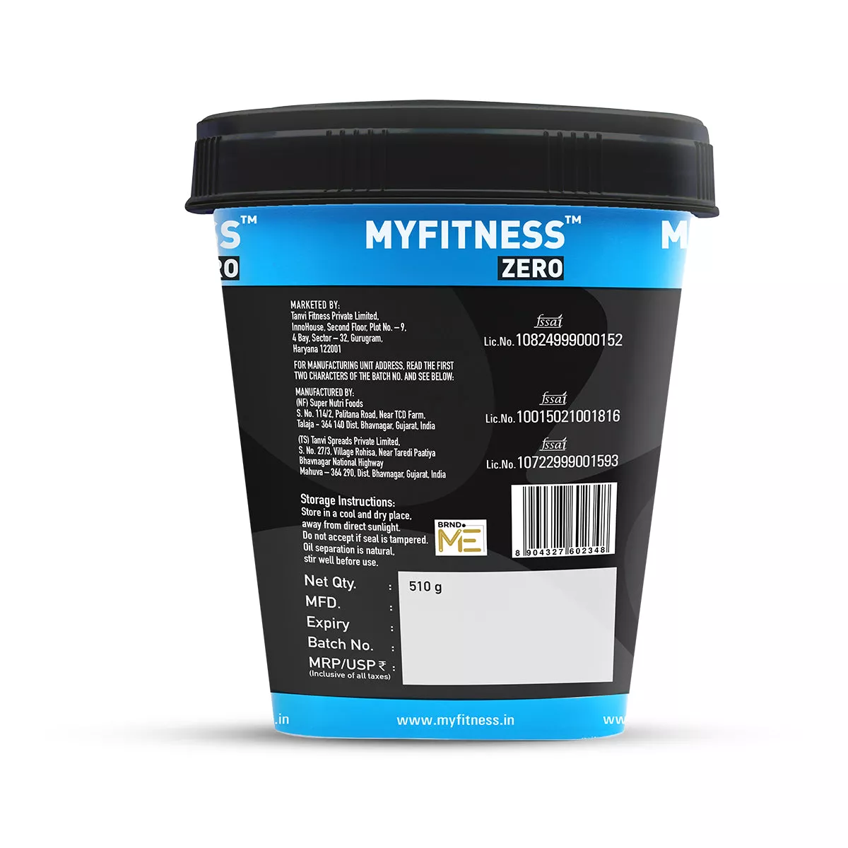 MyFitness Peanut Butter - Classic Zero | 28% Protein | Extra Crunchy | Zero Sugar Peanut Spread - Image 4